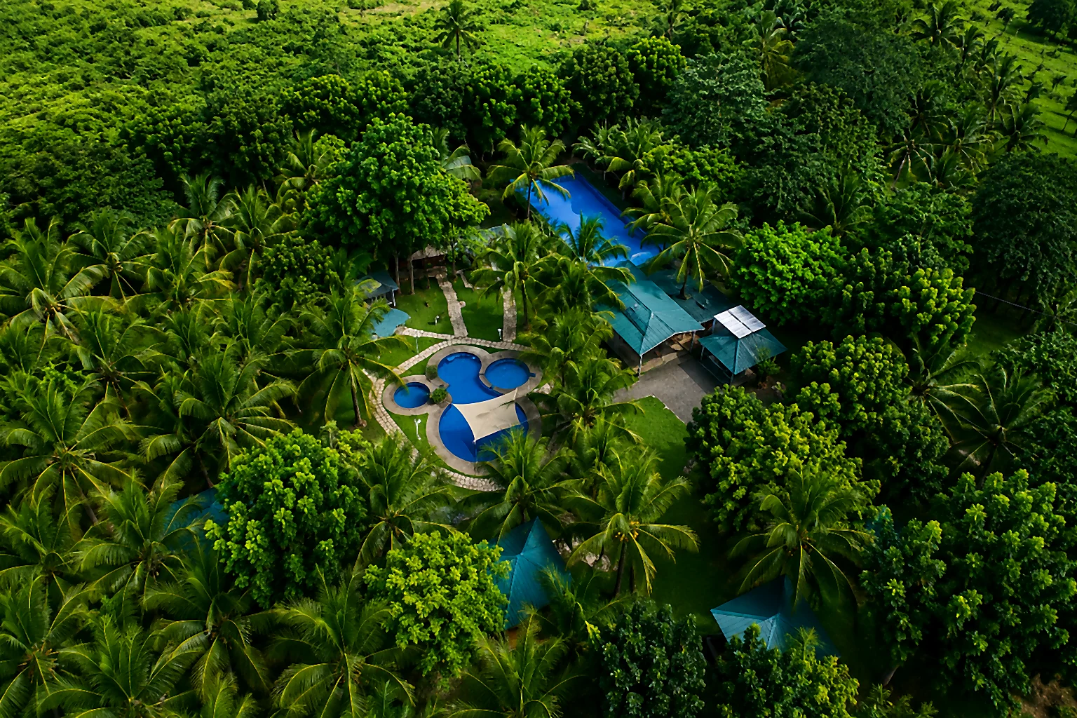 Aerial view of Starksway Resort